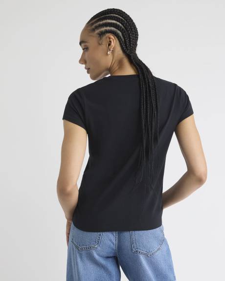 Organic Cotton Short-Sleeve Crew-Neck Tee