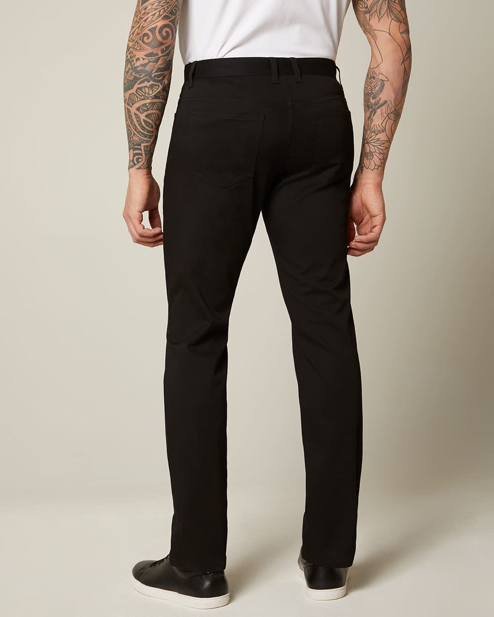 straight pocket trousers