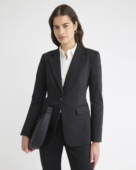 Limitless One-Button Fitted Blazer