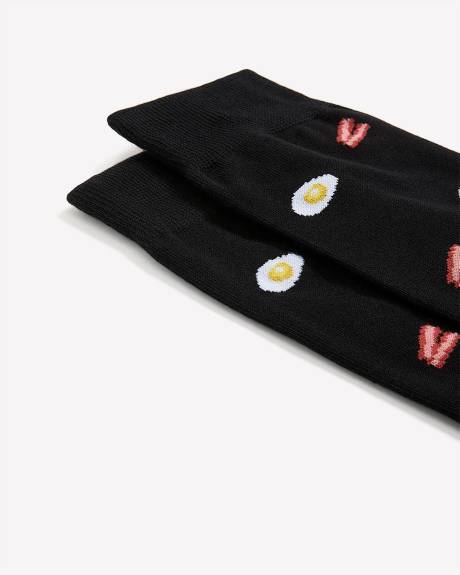 Eggs and Bacon Socks
