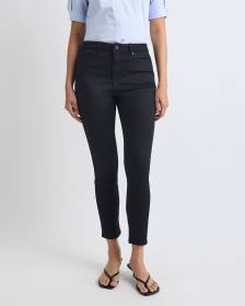 Jegging Natalie Noir à Taille Haute