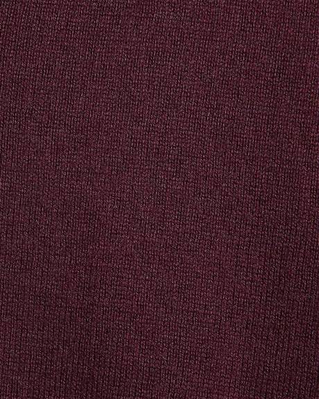 Cardigan à Manches Longues et Col V