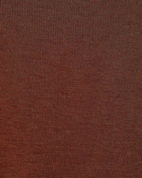 Wool-Blend High-Neck Long-Sleeve Top