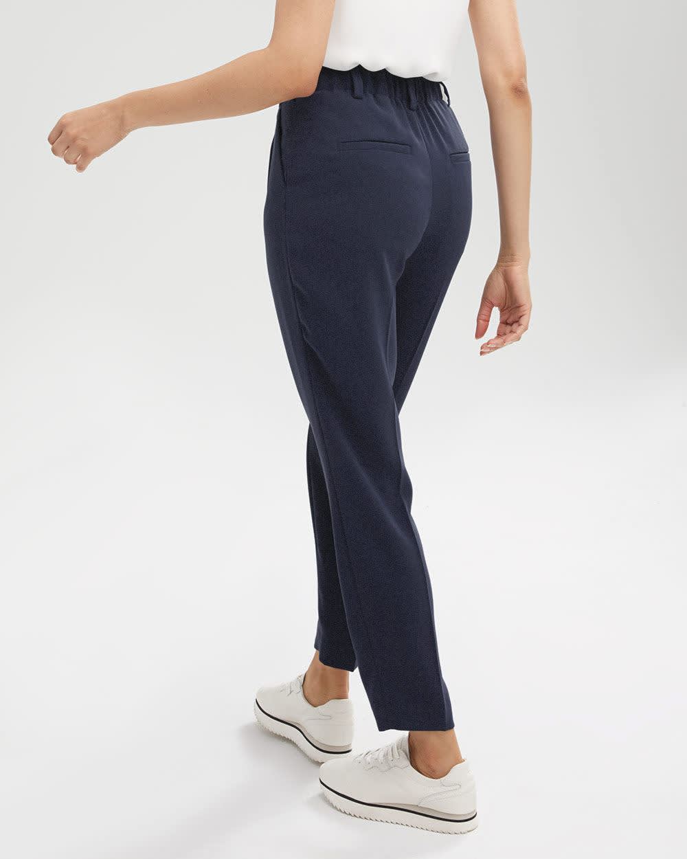 One World Women's Size 16 Dress Pants Elastic Back Waist Stretch