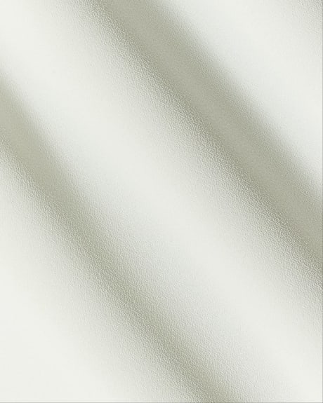 White V-Neck Silky Crepe Tunic Cami