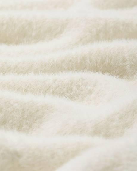 Long-Sleeve Crew-Neck Ribbed Top