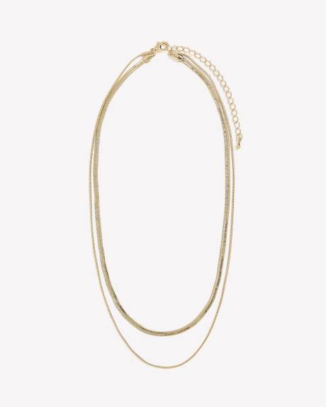 Double-Snake-Chain Necklace
