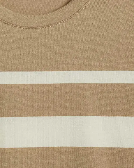 Classic Striped Crew-Neck T-Shirt