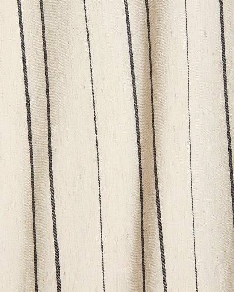 Chemise Ray&eacute;e &agrave; Manches Longues