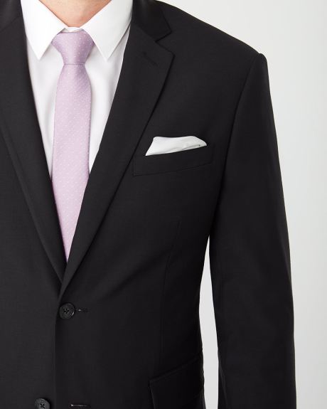 Essential Athletic Fit black wool-blend suit Blazer - Short