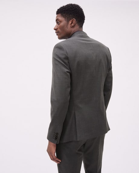 Dark Grey Wool Suit Blazer