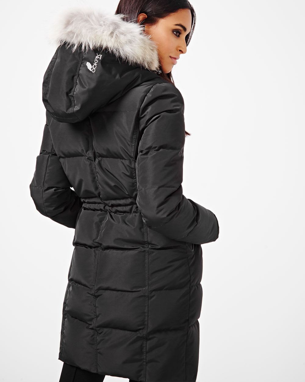 Adelyna fur trim coat by ookpik world (TM) | RW&CO.