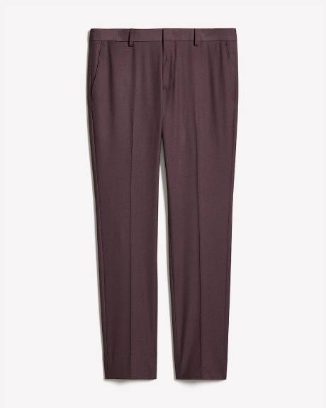 Slim-Fit Lavender Suit Pant