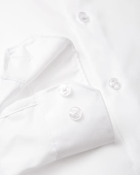 Chemise habillée coupe ajustée à poignet mousquetaire