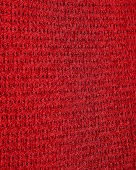 Mini-Jupe en Mailles Pointelle