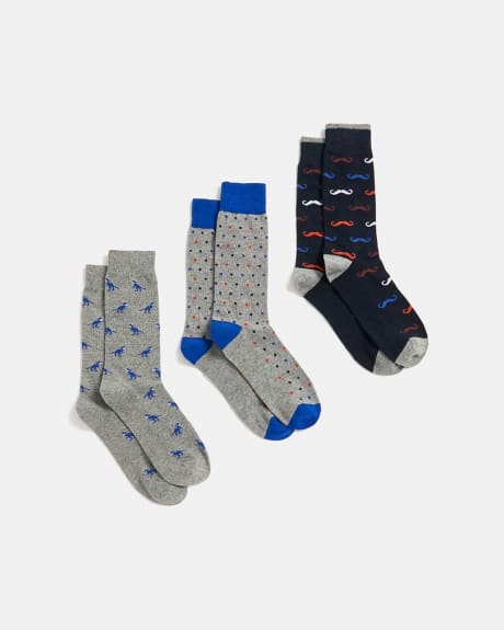 Royal Blue Socks - Three Pairs