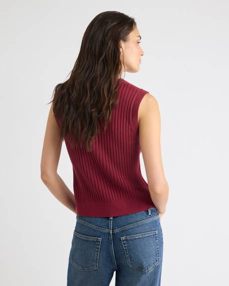 Veste Courte à Col Henley