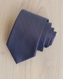 Regular Tie with Geometric Pattern