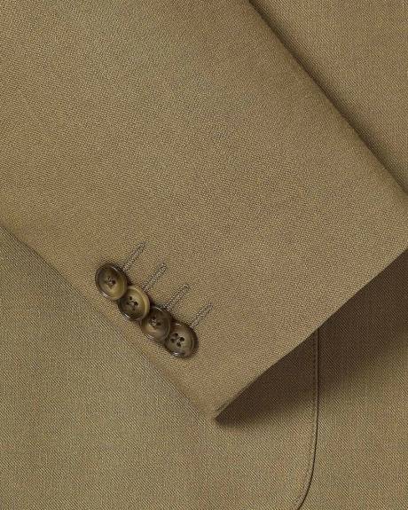 Veston de Complet en Lin &agrave; Coupe &Eacute;troite