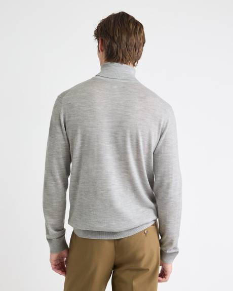 Merino Wool Turtleneck Sweater