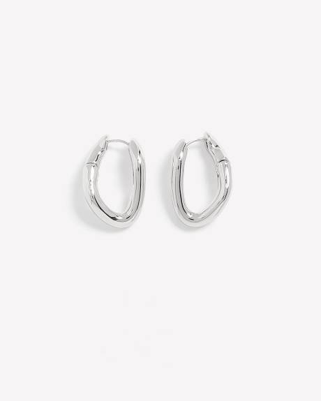 Sculptural Hoop Earrings
