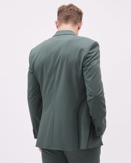 Tailored-Fit Green Suit Blazer