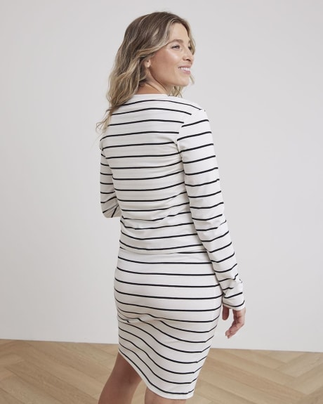 Striped Sleeveless Dress and Long-Sleeve Top - Petit Lem