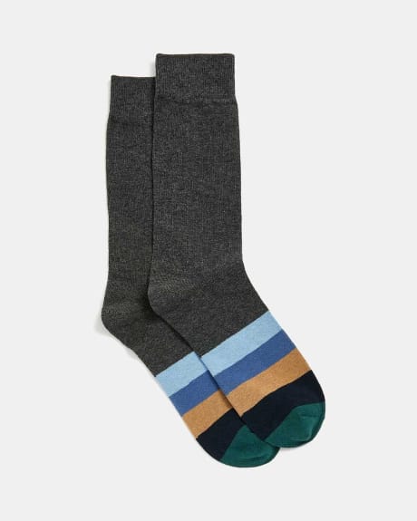 Toe Striped Socks