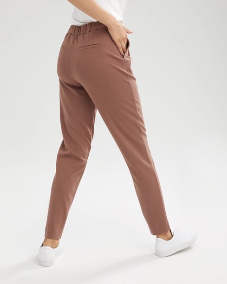 Knit Pleated Jogger with Drawstring