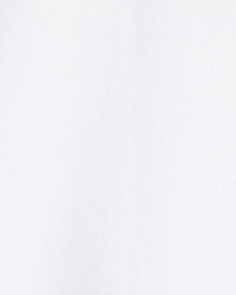 White Long-Sleeve Oxford Shirt