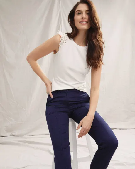 Cotton and Linen Jogger Pant - 28"