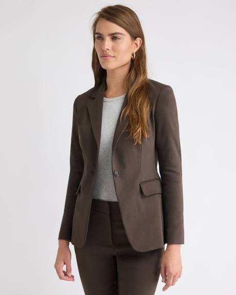 Limitless One-Button Fitted Blazer