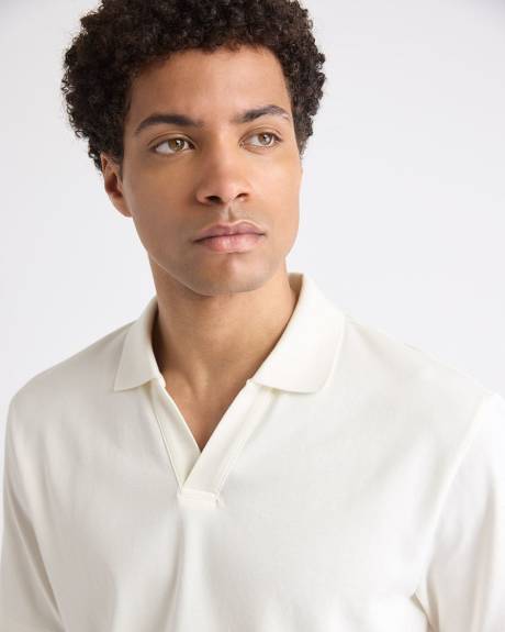 Solid Short-Sleeve Polo