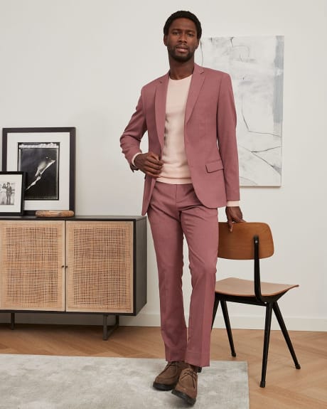 Slim Fit Raspberry Suit Blazer