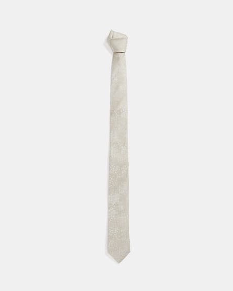 Skinny Beige Tie