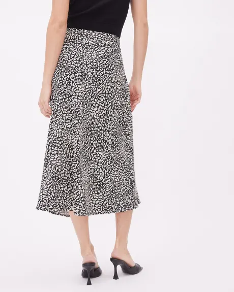 High-Rise A-Line Maxi Skirt