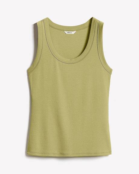 Scoop-Neck Cami with Wide Straps