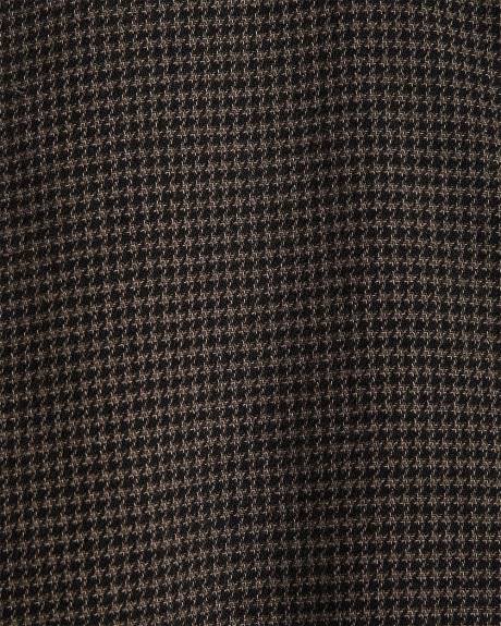 Surchemise à Motif Pied-de-Poule