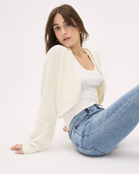 Bol&eacute;ro Ouvert &agrave; Manches Longues