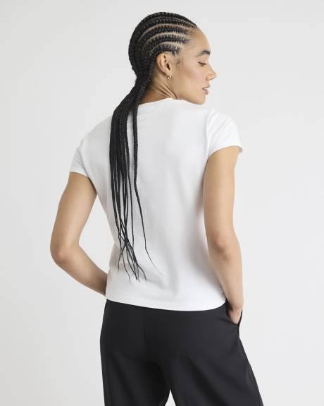 Organic Cotton Short-Sleeve Crew-Neck Tee