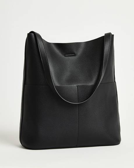 Faux Leather Tote Bag
