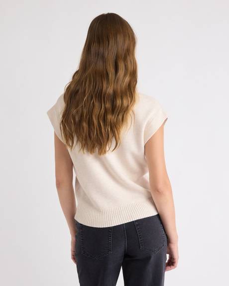 Cardigan Aviateur Sans Manches