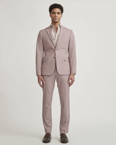 Slim Fit Dusty Pink Stretch Suit Blazer