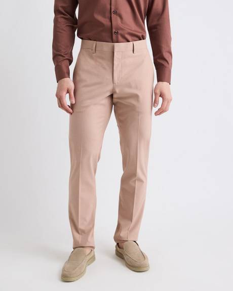 Pantalon de Complet Rose P&acirc;le &agrave; Coupe &Eacute;troite