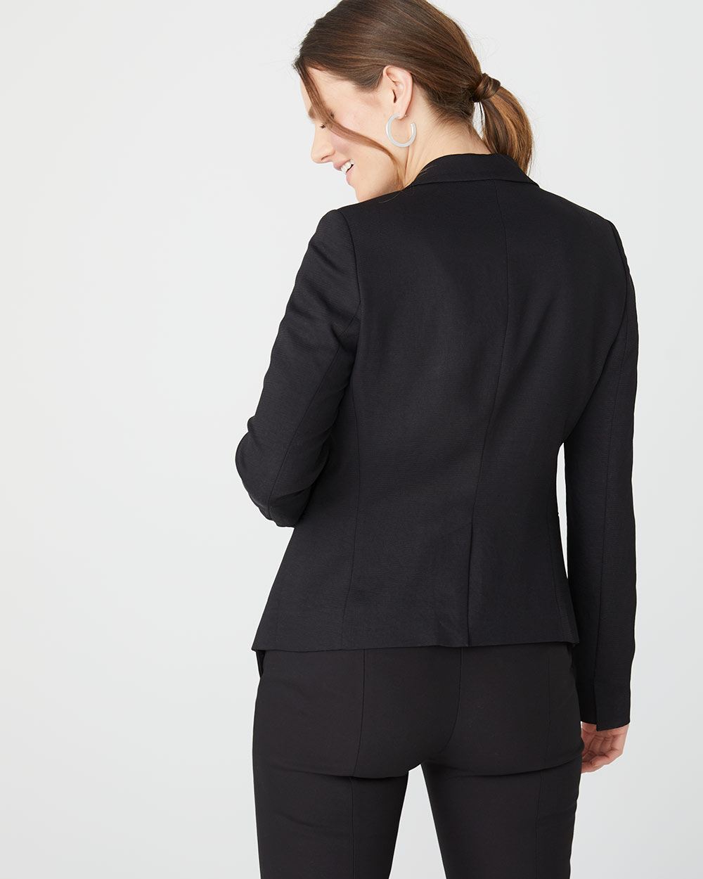 Loose-fit open-front Blazer | RW&CO.