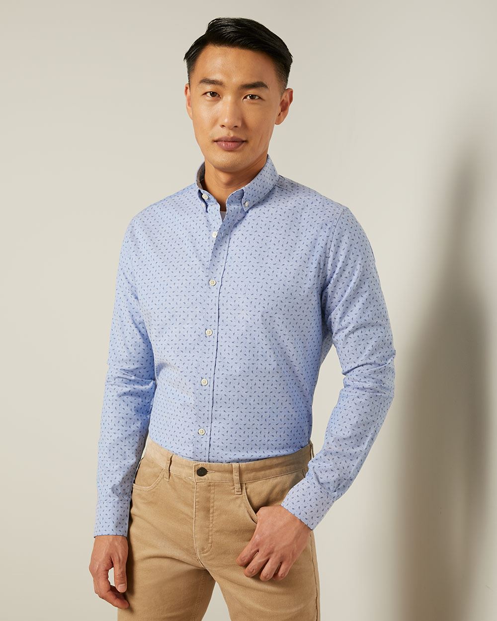 tailored oxford shirt