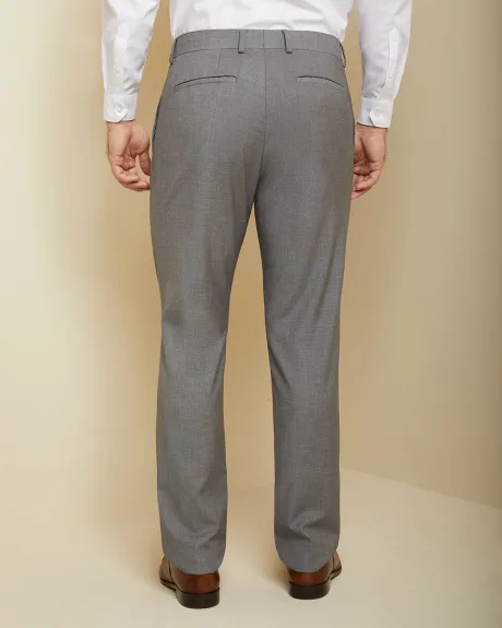 Pantalon de complet Essentiel Coupe athlétique en tissu extensible gris pâle