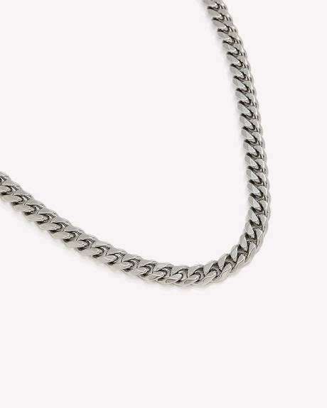 Collier Plat en Acier Inoxydable