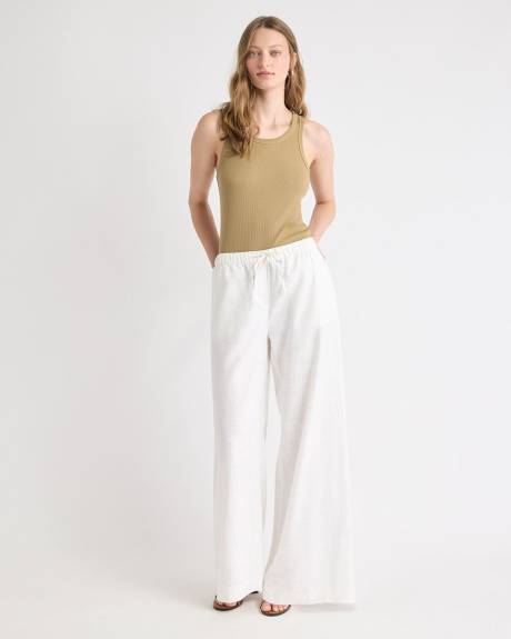 Camisole Ajustée à Col Rond et Dos Nageur