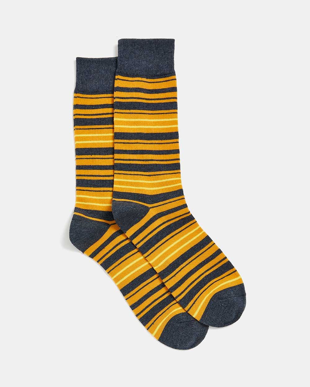 Yellow Striped Socks | RW&CO.
